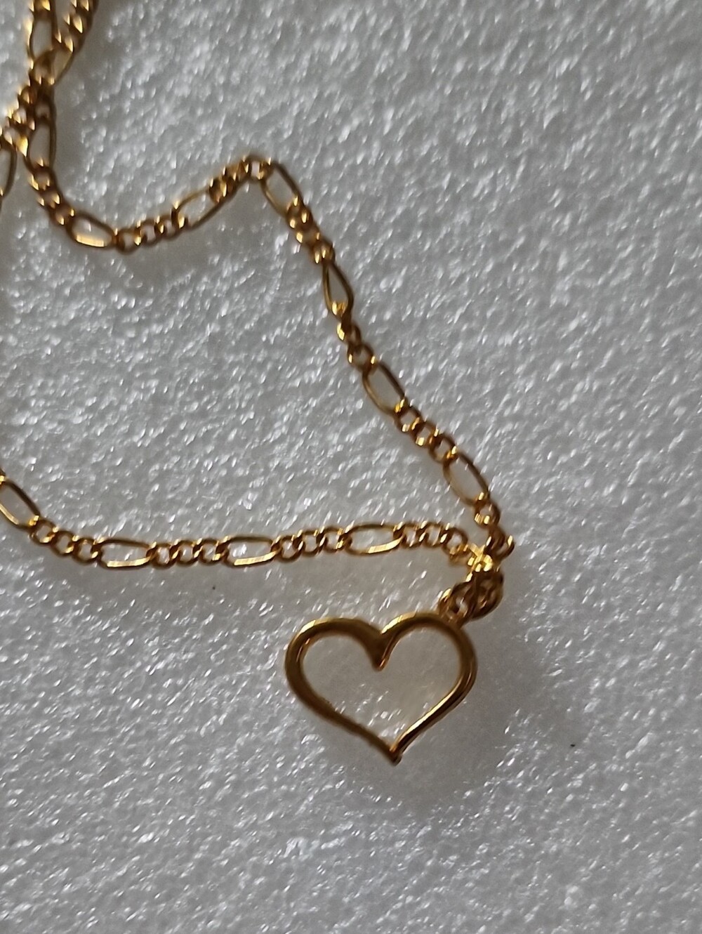 Hand Crafted Gold Open Heart Bracelet / Anklet
